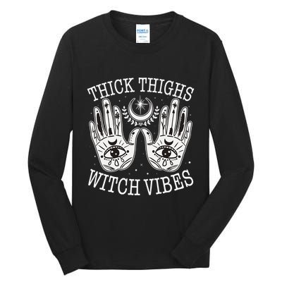 Boho Thick Thighs Witch Vibes Tall Long Sleeve T-Shirt