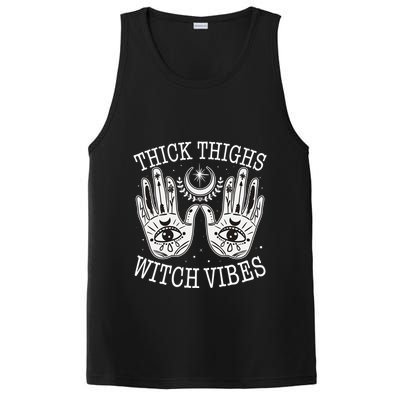 Boho Thick Thighs Witch Vibes PosiCharge Competitor Tank