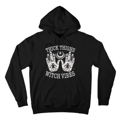 Boho Thick Thighs Witch Vibes Tall Hoodie
