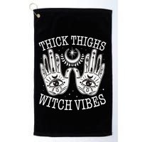 Boho Thick Thighs Witch Vibes Golf Towel