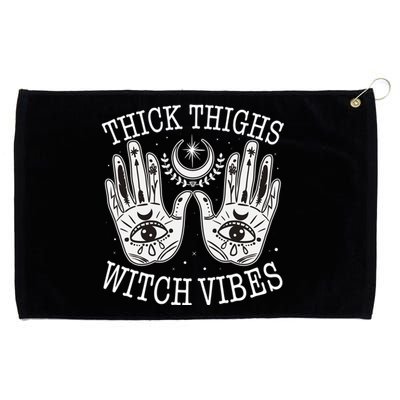 Boho Thick Thighs Witch Vibes Grommeted Golf Towel