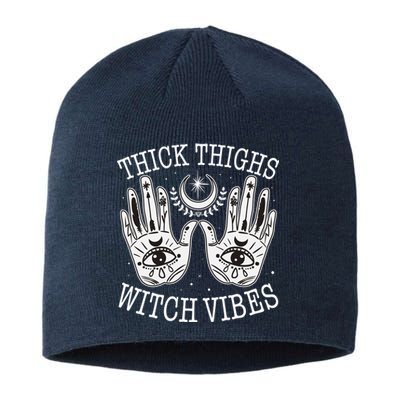 Boho Thick Thighs Witch Vibes Sustainable Beanie