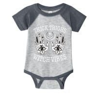 Boho Thick Thighs Witch Vibes Infant Baby Jersey Bodysuit