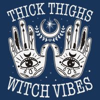 Boho Thick Thighs Witch Vibes Infant Baby Jersey Bodysuit
