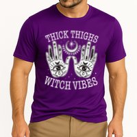 Boho Thick Thighs Witch Vibes Performance Shirt