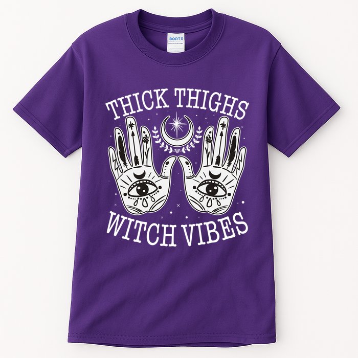 Boho Thick Thighs Witch Vibes Tall T-Shirt