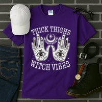 Boho Thick Thighs Witch Vibes Tall T-Shirt