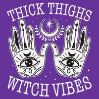 Boho Thick Thighs Witch Vibes Tall T-Shirt