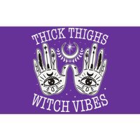 Boho Thick Thighs Witch Vibes Bumper Sticker