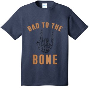 Bad To The Bone Skeleton Hands Halloween Costume For Kid T-Shirt