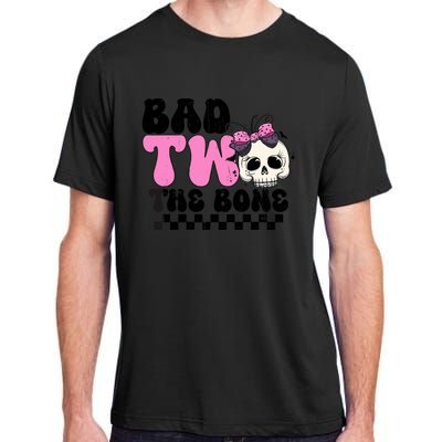 Bad Two The Bone Birthday 2nd Halloween Birthday Adult ChromaSoft Performance T-Shirt