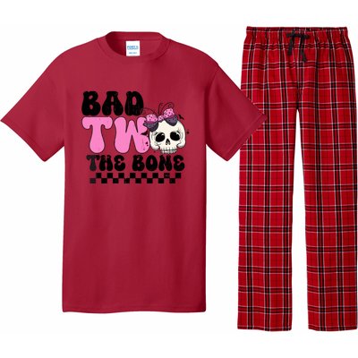 Bad Two The Bone Birthday 2nd Halloween Birthday Pajama Set