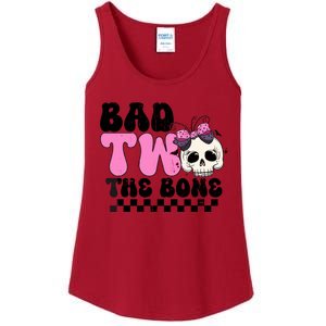 Bad Two The Bone Birthday 2nd Halloween Birthday Ladies Essential Tank