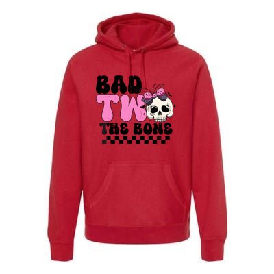 Bad Two The Bone Birthday 2nd Halloween Birthday Premium Hoodie