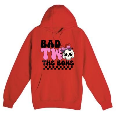 Bad Two The Bone Birthday 2nd Halloween Birthday Premium Pullover Hoodie