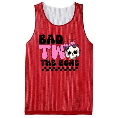 Bad Two The Bone Birthday 2nd Halloween Birthday Mesh Reversible Basketball Jersey Tank