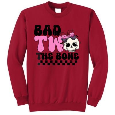 Bad Two The Bone Birthday 2nd Halloween Birthday Tall Sweatshirt