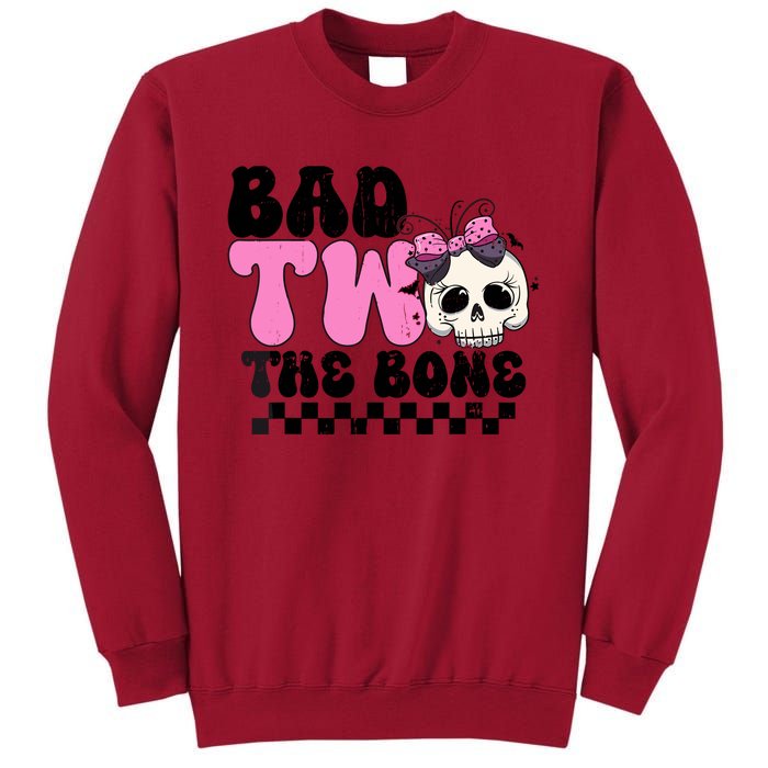 Bad Two The Bone Birthday 2nd Halloween Birthday Tall Sweatshirt