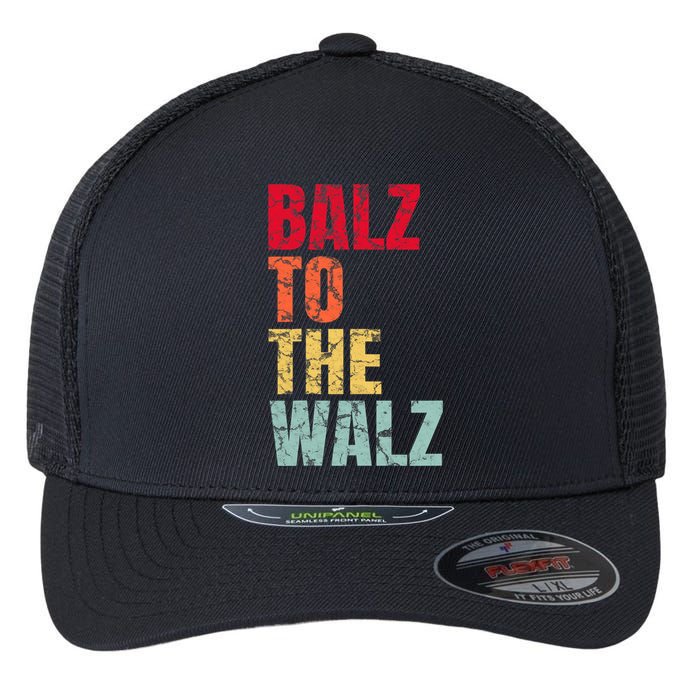 Balz To The Walz Harris Walz 2024 Flexfit Unipanel Trucker Cap