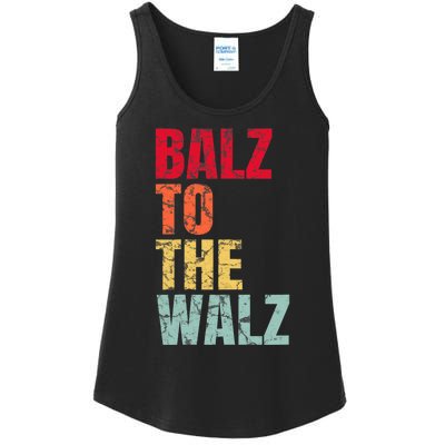 Balz To The Walz Harris Walz 2024 Ladies Essential Tank