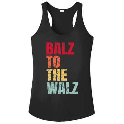 Balz To The Walz Harris Walz 2024 Ladies PosiCharge Competitor Racerback Tank