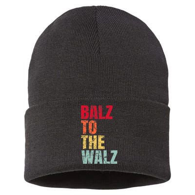 Balz To The Walz Harris Walz 2024 Sustainable Knit Beanie