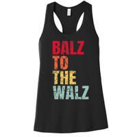 Balz To The Walz Harris Walz 2024 Women's Racerback Tank