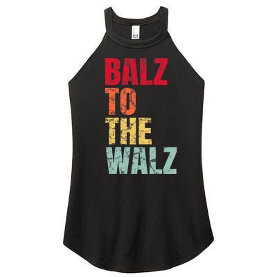 Balz To The Walz Harris Walz 2024 Women's Perfect Tri Rocker Tank