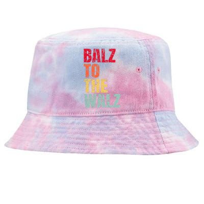 Balz To The Walz Harris Walz 2024 Tie-Dyed Bucket Hat