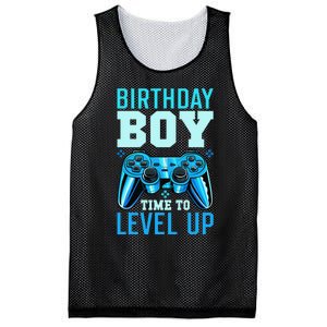 Birthday Time to Level Up Matching Video Gamer Birthday Mesh Reversible Basketball Jersey Tank