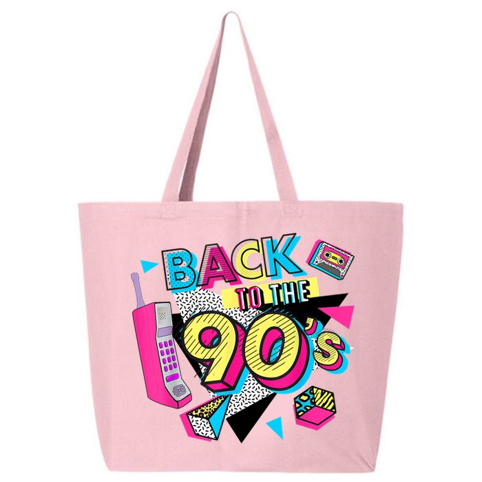 Back To The 90s Outfits Retro Costume Party Cassette Tape 25L Jumbo Tote