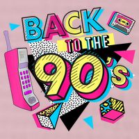 Back To The 90s Outfits Retro Costume Party Cassette Tape 25L Jumbo Tote