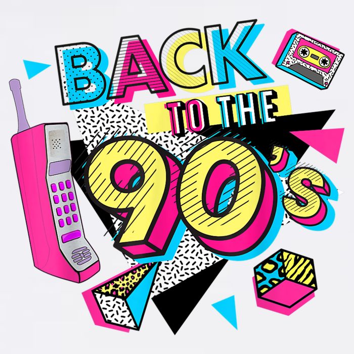Back To The 90s Outfits Retro Costume Party Cassette Tape Button