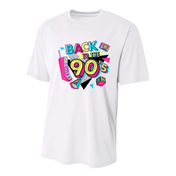 Back To The 90s Outfits Retro Costume Party Cassette Tape Youth Performance Sprint T-Shirt
