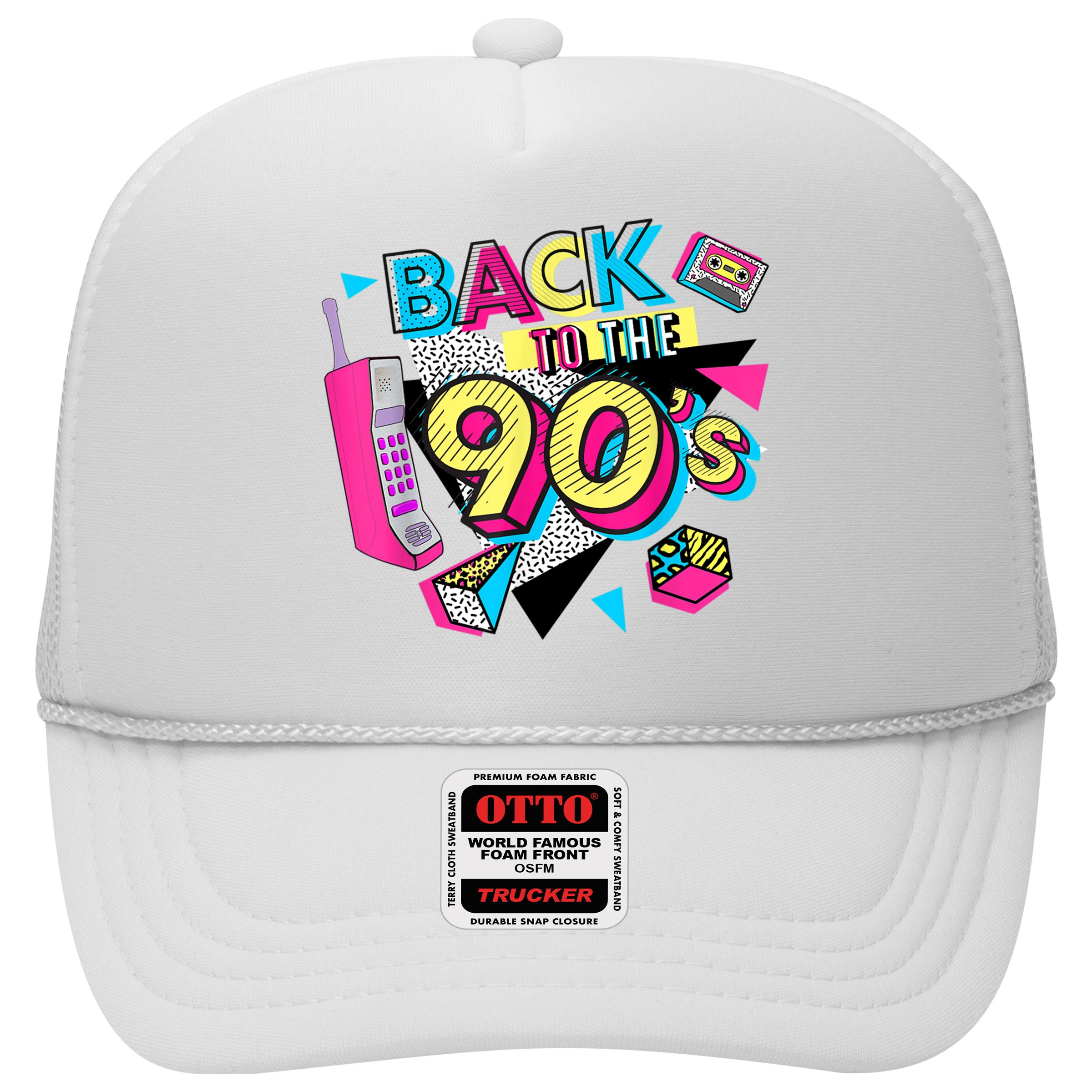 Back To The 90s Outfits Retro Costume Party Cassette Tape Hat