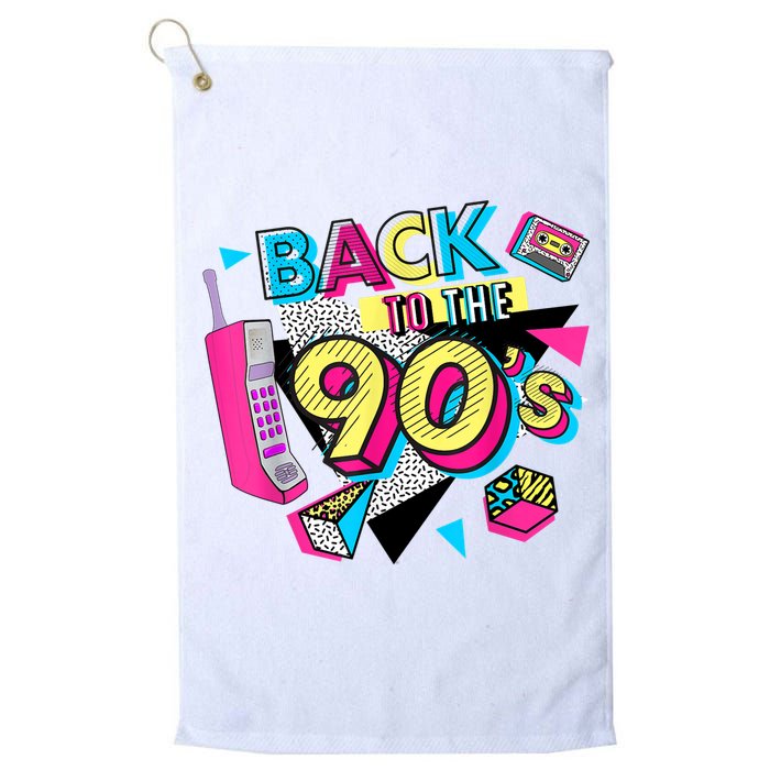 Back To The 90s Outfits Retro Costume Party Cassette Tape Golf Towel