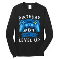 Birthday Time to Level Up Video Game Birthday Gamer Long Sleeve Shirt