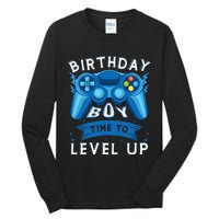 Birthday Time to Level Up Video Game Birthday Gamer Tall Long Sleeve T-Shirt