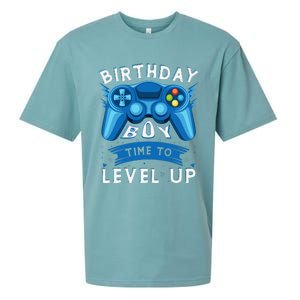 Birthday Time to Level Up Video Game Birthday Gamer Sueded Cloud Jersey T-Shirt