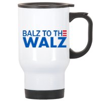 Balz To The Walz Harris Walz 2024 Stainless Steel Travel Mug