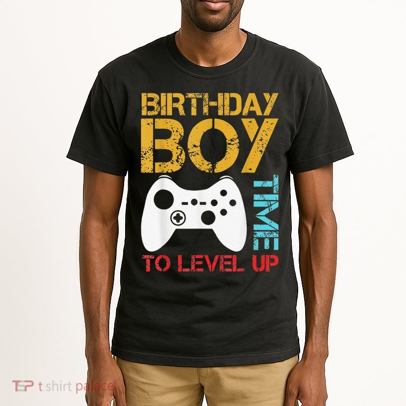 Birthday Time To Level Up Video Gamer Tall T-Shirt