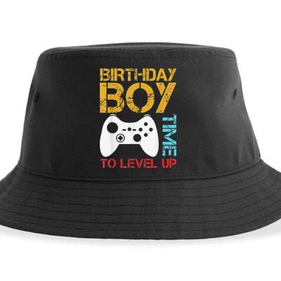 Birthday Time To Level Up Video Gamer Sustainable Bucket Hat