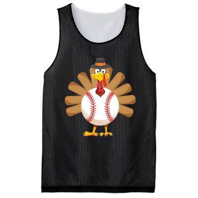 Baseball Turkey Thanksgiving Boy Mom Mesh Reversible Basketball Jersey Tank