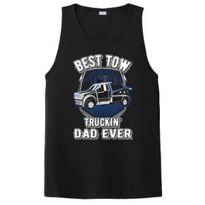 Best Tow Trucking Dad Ever Towing Service Tow Truck Gift PosiCharge Competitor Tank