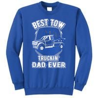 Best Tow Trucking Dad Ever Towing Service Tow Truck Gift Sweatshirt