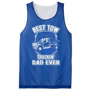 Best Tow Trucking Dad Ever Towing Service Tow Truck Gift Mesh Reversible Basketball Jersey Tank