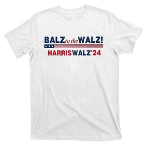 Balz To The Walz Kamala Kamala Tim Walz President 2024 T-Shirt