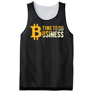 Bitcoin Time To Do Business Mesh Reversible Basketball Jersey Tank