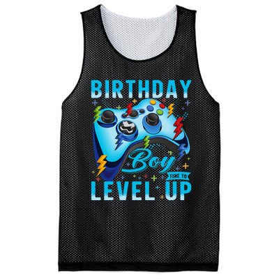 Birthday Time to Level Up Video Game Birthday Gamer Mesh Reversible Basketball Jersey Tank