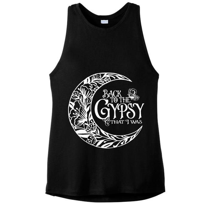 Back To The Gypsy That I Was Ladies PosiCharge Tri-Blend Wicking Tank